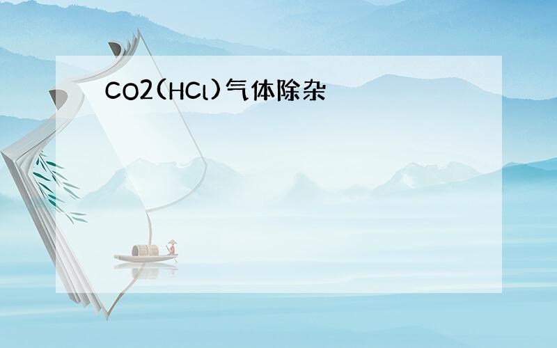 CO2(HCl)气体除杂