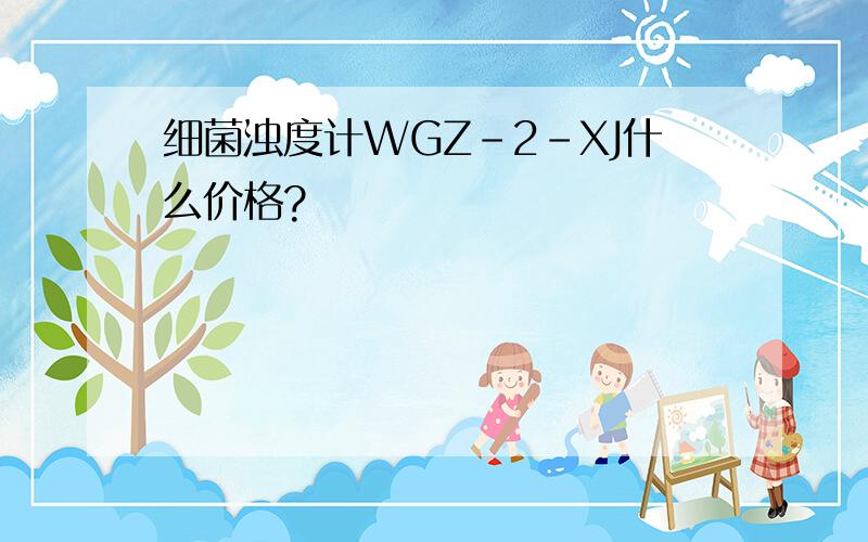 细菌浊度计WGZ-2-XJ什么价格?