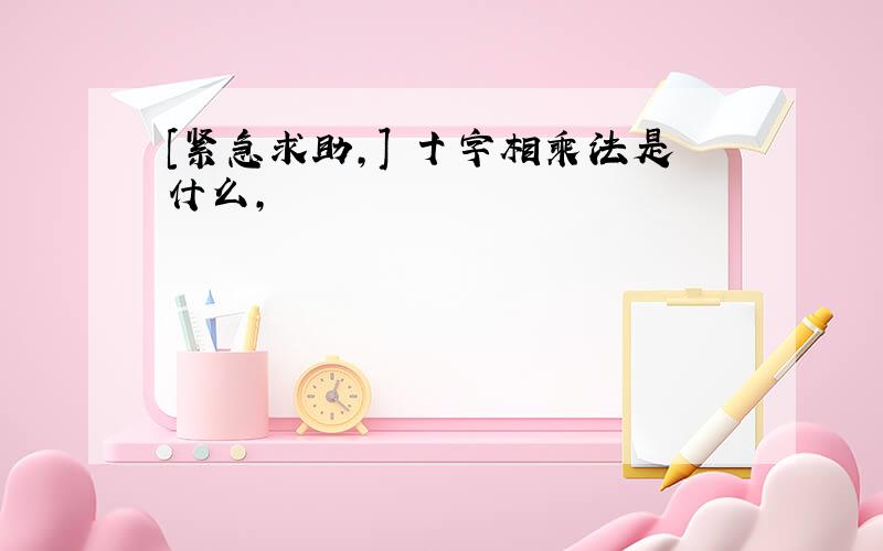 [紧急求助,] 十字相乘法是什么,