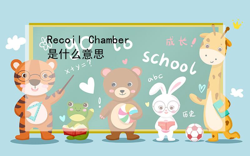 Recoil Chamber是什么意思