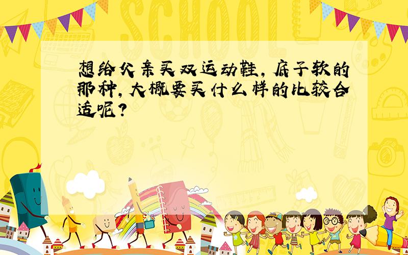 想给父亲买双运动鞋,底子软的那种,大概要买什么样的比较合适呢?