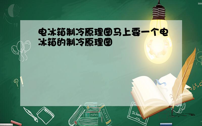 电冰箱制冷原理图马上要一个电冰箱的制冷原理图