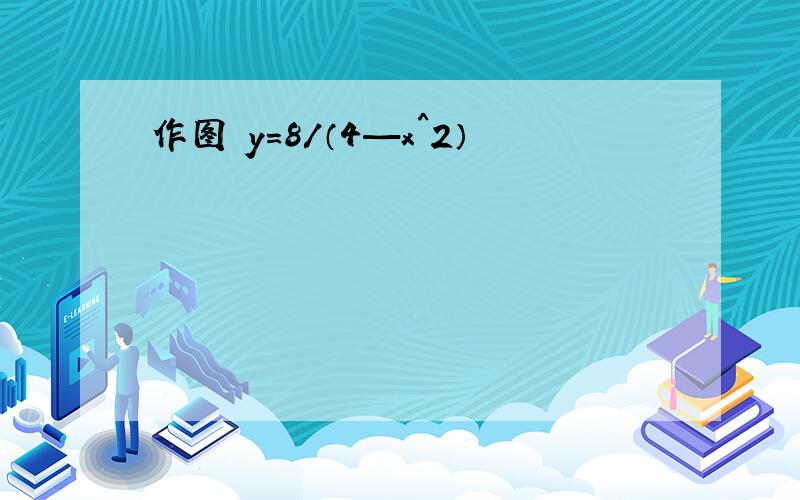 作图 y=8/（4—x^2）