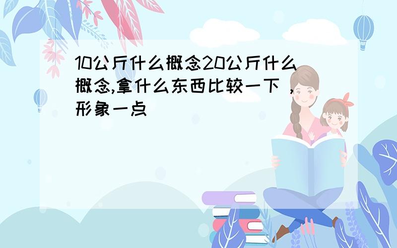 10公斤什么概念20公斤什么概念,拿什么东西比较一下 ,形象一点