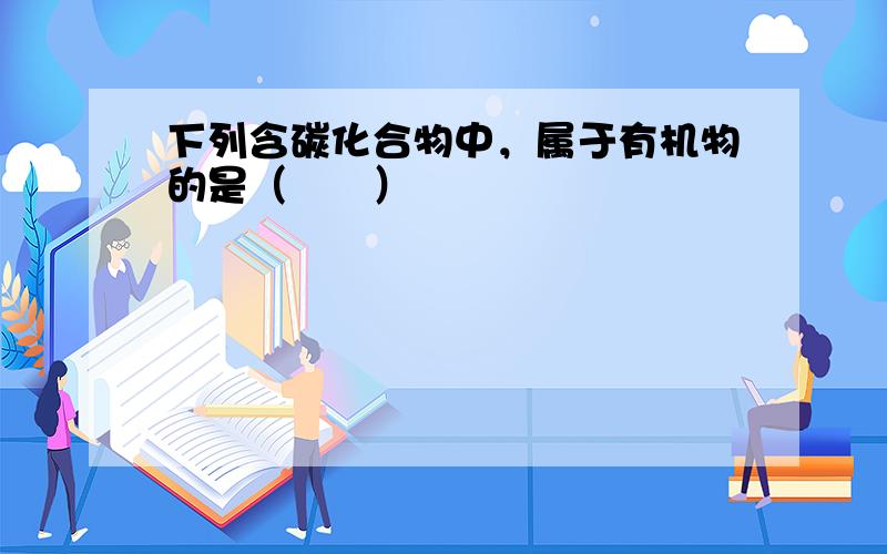 下列含碳化合物中，属于有机物的是（　　）