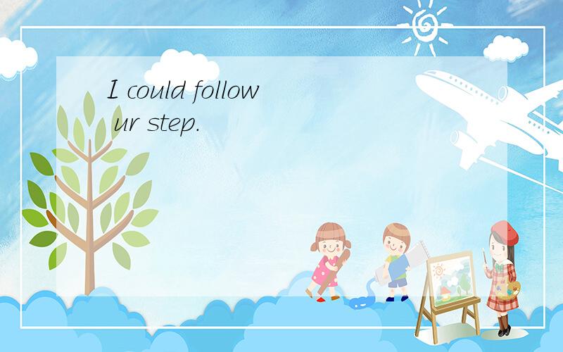 I could follow ur step.