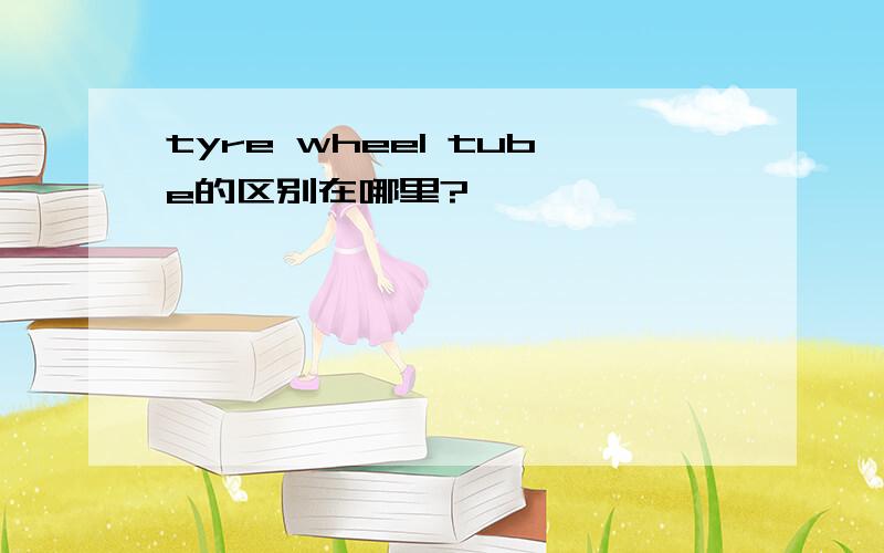 tyre wheel tube的区别在哪里?