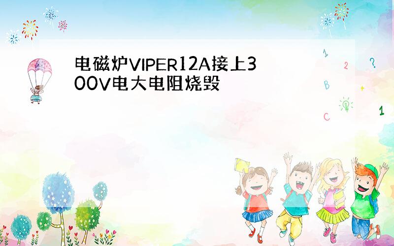 电磁炉VIPER12A接上300V电大电阻烧毁