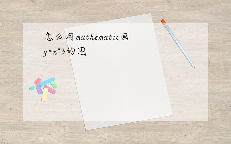 怎么用mathematic画y=x^3的图