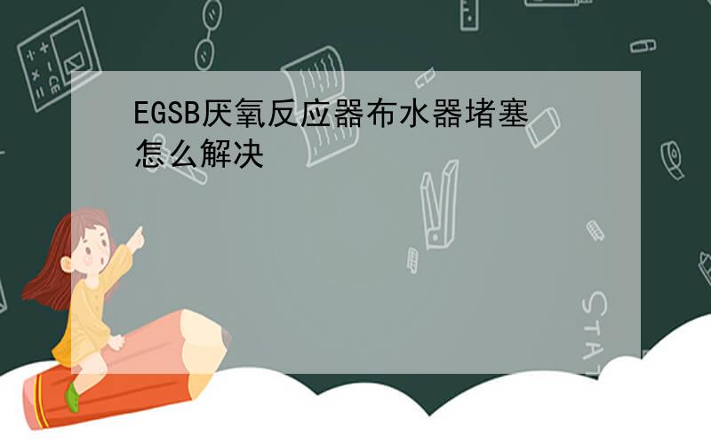 EGSB厌氧反应器布水器堵塞怎么解决