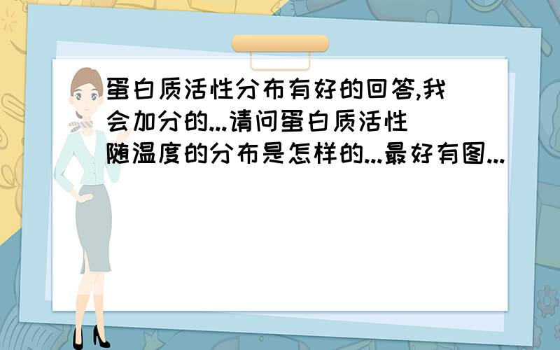 蛋白质活性分布有好的回答,我会加分的...请问蛋白质活性随温度的分布是怎样的...最好有图...