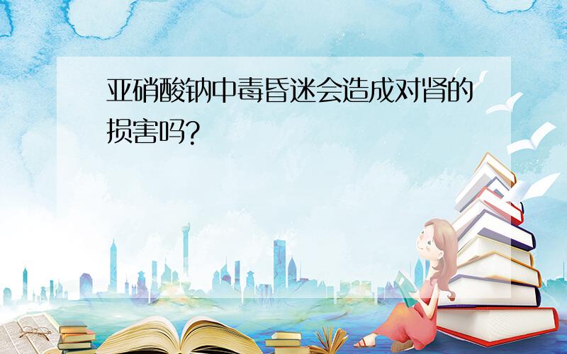 亚硝酸钠中毒昏迷会造成对肾的损害吗?