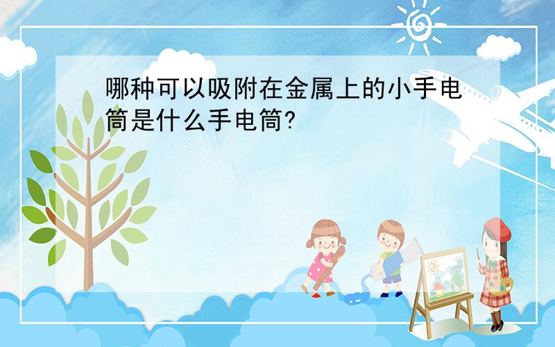 哪种可以吸附在金属上的小手电筒是什么手电筒?