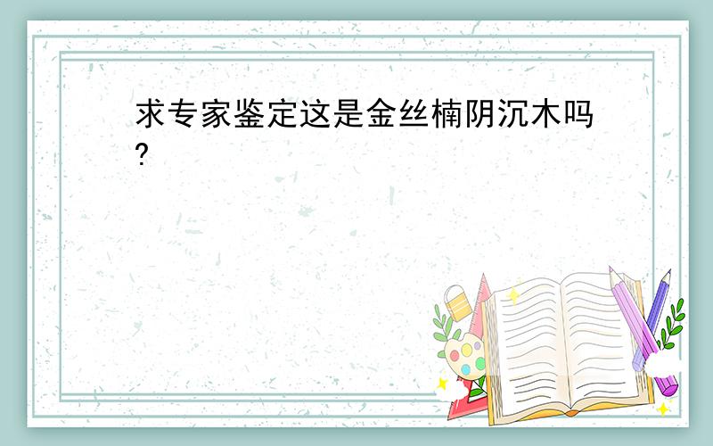 求专家鉴定这是金丝楠阴沉木吗?