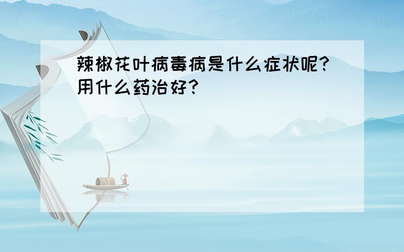 辣椒花叶病毒病是什么症状呢?用什么药治好?