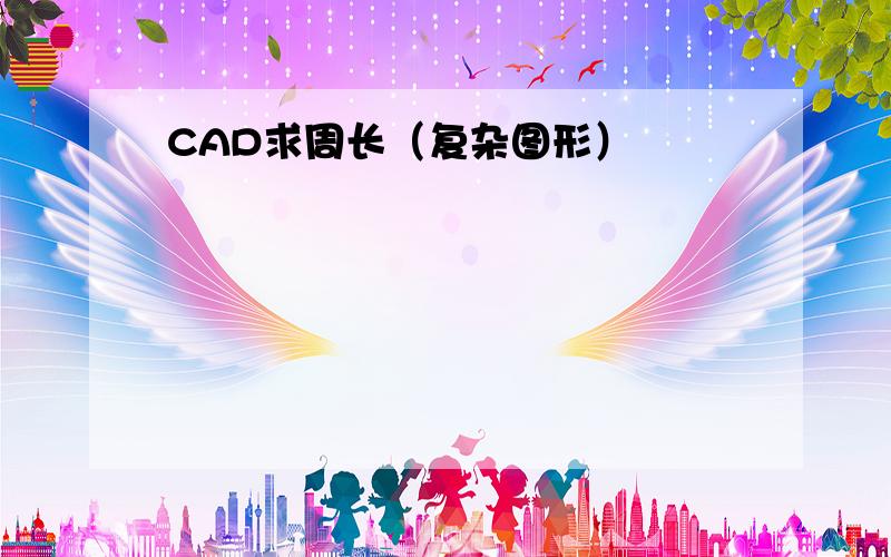 CAD求周长（复杂图形）