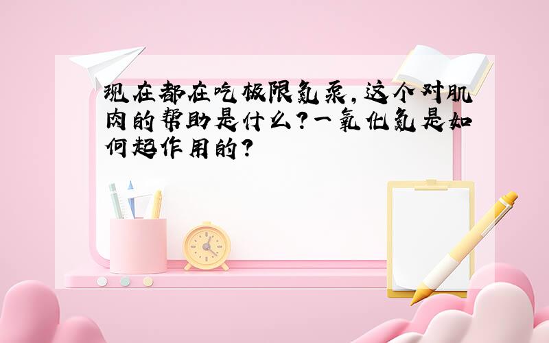 现在都在吃极限氮泵,这个对肌肉的帮助是什么?一氧化氮是如何起作用的?