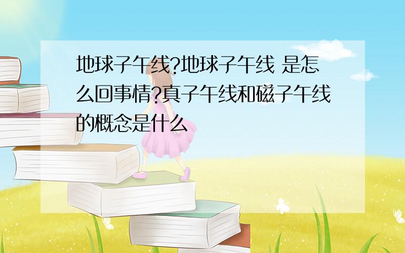 地球子午线?地球子午线 是怎么回事情?真子午线和磁子午线的概念是什么