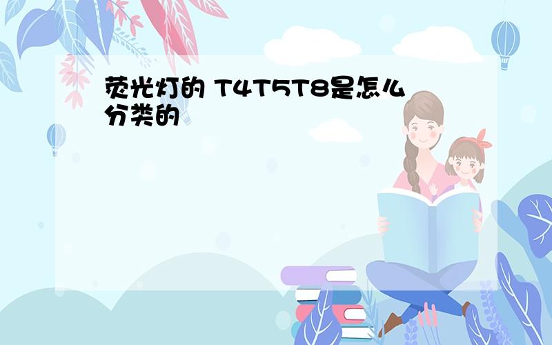 荧光灯的 T4T5T8是怎么分类的