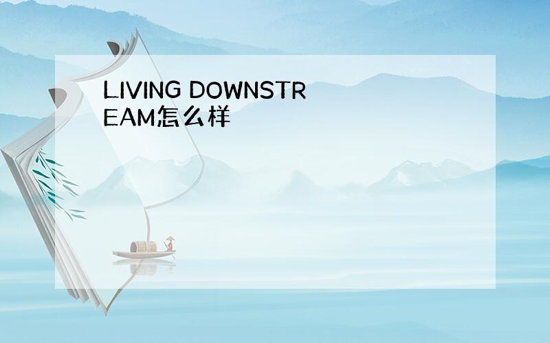 LIVING DOWNSTREAM怎么样