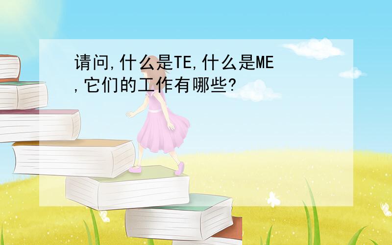 请问,什么是TE,什么是ME,它们的工作有哪些?