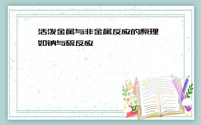 活泼金属与非金属反应的原理,如钠与硫反应