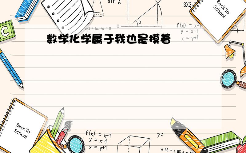 数学化学属于我也是摸着