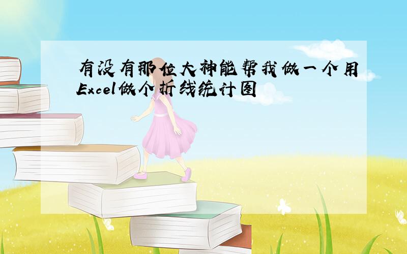 有没有那位大神能帮我做一个用Excel做个折线统计图