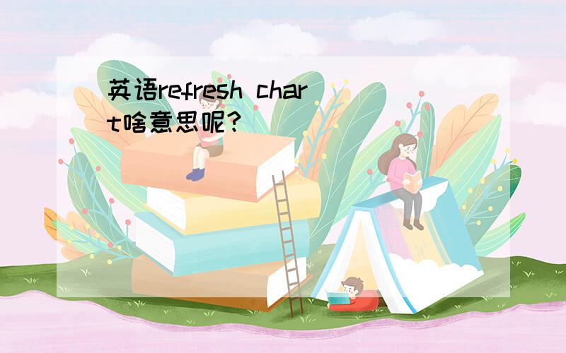 英语refresh chart啥意思呢?