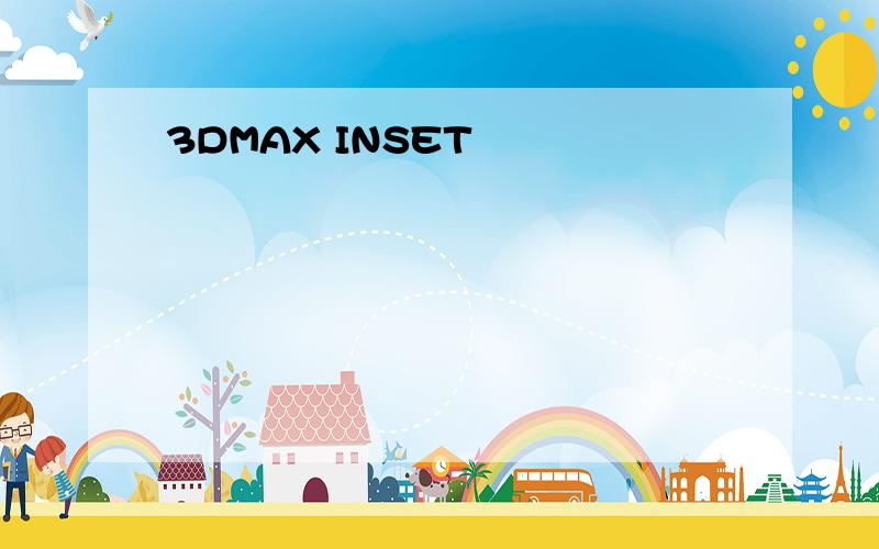 3DMAX INSET