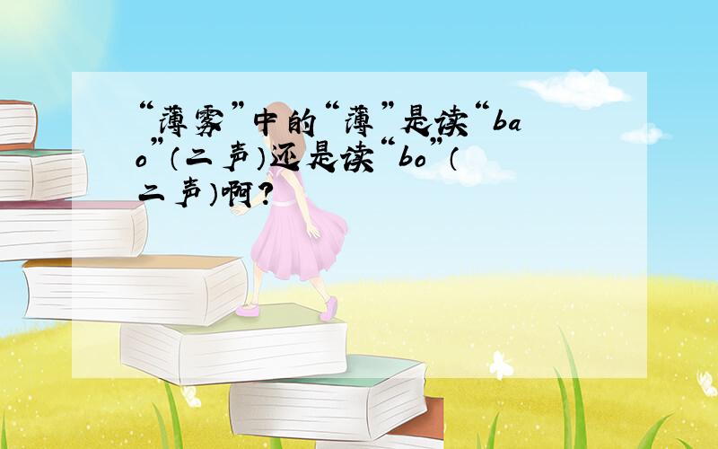 “薄雾”中的“薄”是读“bao”（二声）还是读“bo”（二声）啊?