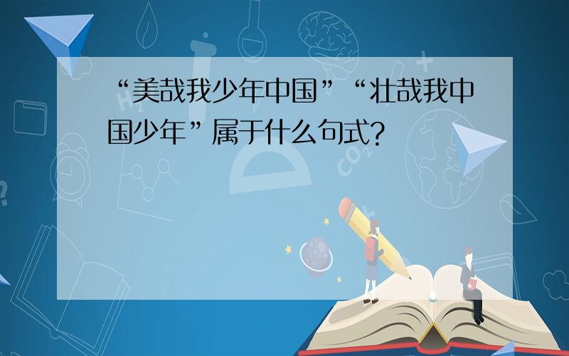 “美哉我少年中国”“壮哉我中国少年”属于什么句式?