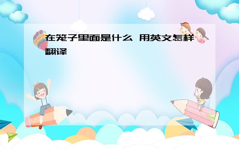 在笼子里面是什么 用英文怎样翻译