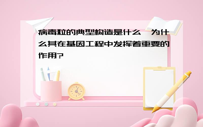 病毒粒的典型构造是什么,为什么其在基因工程中发挥着重要的作用?