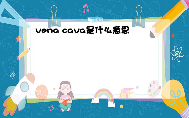 vena cava是什么意思