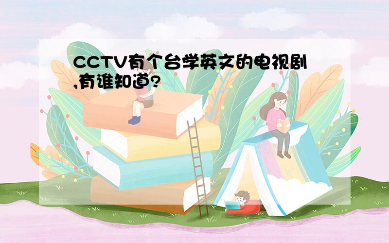 CCTV有个台学英文的电视剧,有谁知道?