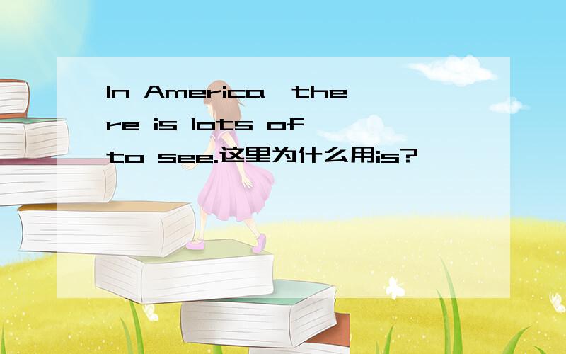 In America,there is lots of to see.这里为什么用is?