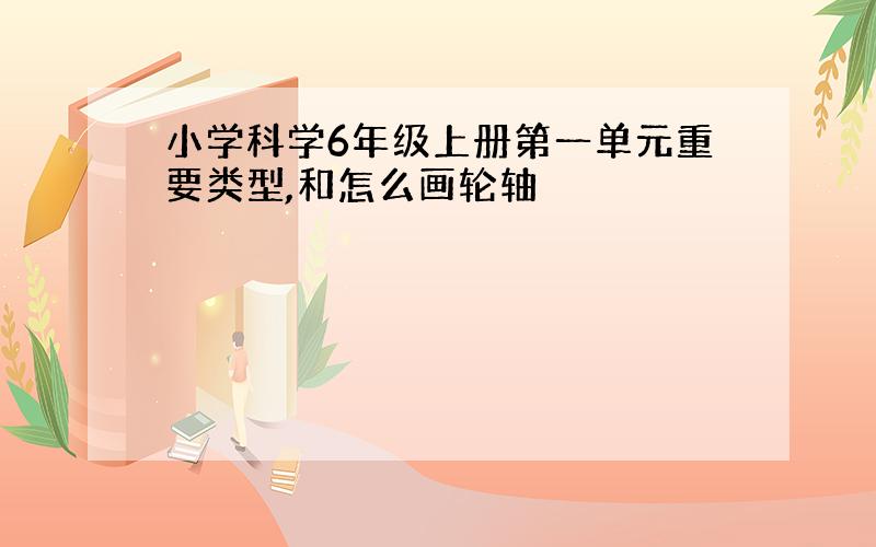 小学科学6年级上册第一单元重要类型,和怎么画轮轴