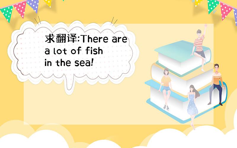 求翻译:There are a lot of fish in the sea!