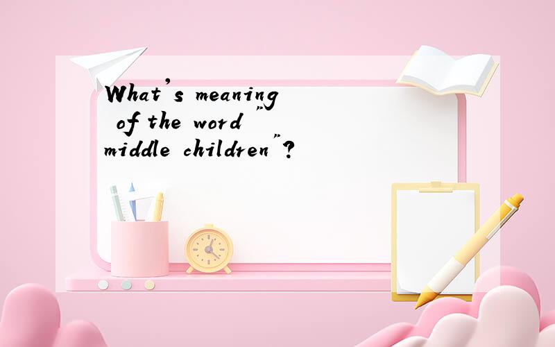 What's meaning of the word 