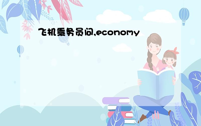 飞机乘务员问,economy