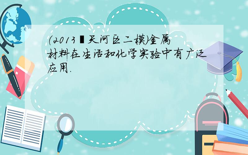 （2013•天河区二模）金属材料在生活和化学实验中有广泛应用．