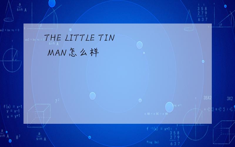 THE LITTLE TIN MAN怎么样