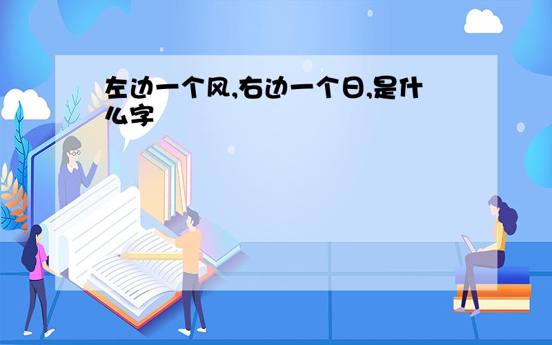 左边一个风,右边一个日,是什么字