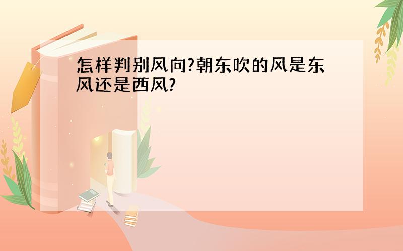 怎样判别风向?朝东吹的风是东风还是西风?