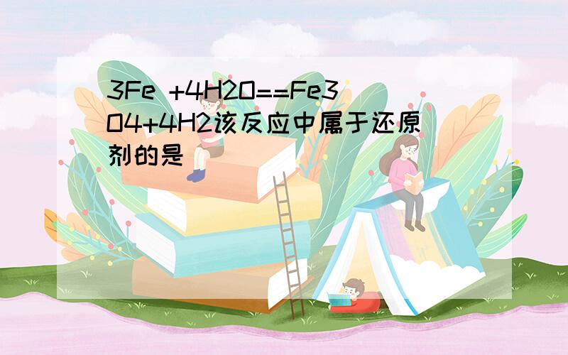 3Fe +4H2O==Fe3O4+4H2该反应中属于还原剂的是