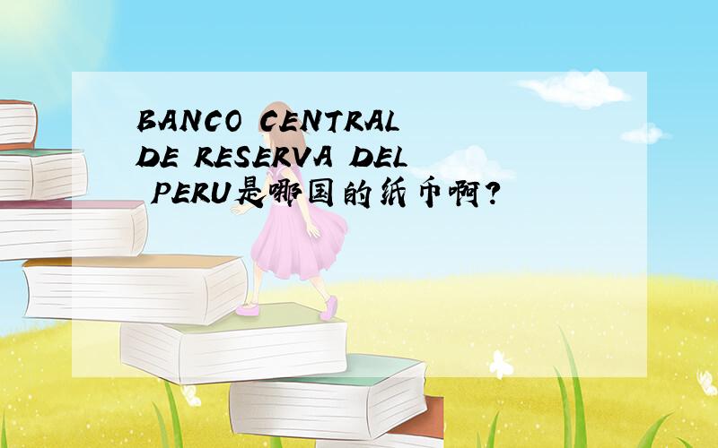 BANCO CENTRAL DE RESERVA DEL PERU是哪国的纸币啊?