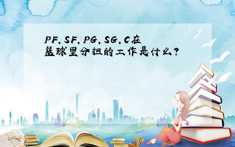 PF,SF,PG,SG,C在篮球里分担的工作是什么?