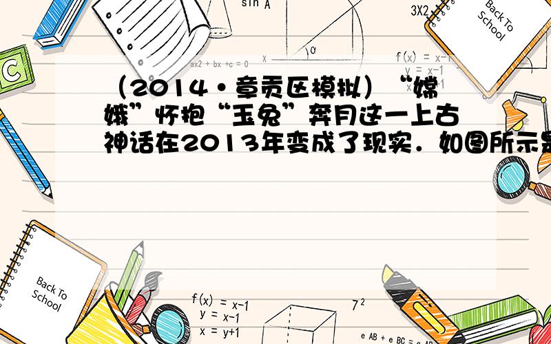 （2014•章贡区模拟）“嫦娥”怀抱“玉兔”奔月这一上古神话在2013年变成了现实．如图所示是我国正在月球表面工作的“玉