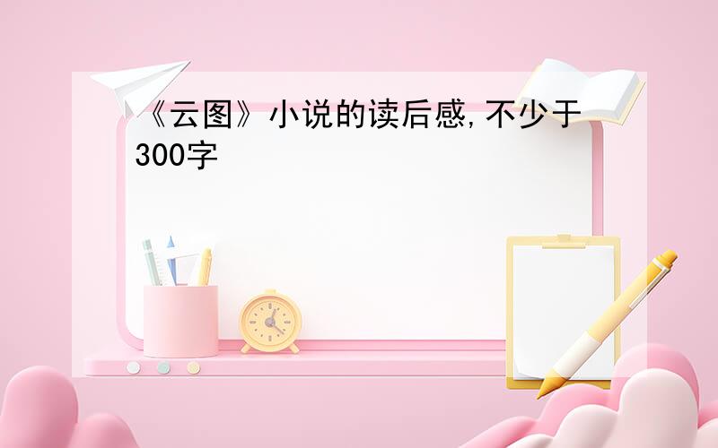 《云图》小说的读后感,不少于300字